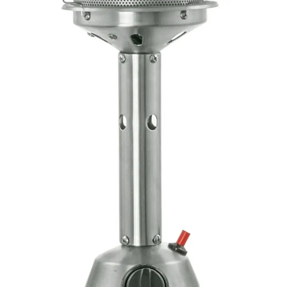 11000 BTU Silver Steel Propane Cylindrical Pole Tabletop Patio Heater - Homeroots - Flyclothing LLC