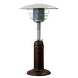 11000 BTU Bronze Steel Propane Cylindrical Pole Tabletop Patio Heater - Homeroots