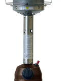 11000 BTU Bronze Steel Propane Cylindrical Pole Tabletop Patio Heater - Homeroots - Flyclothing LLC