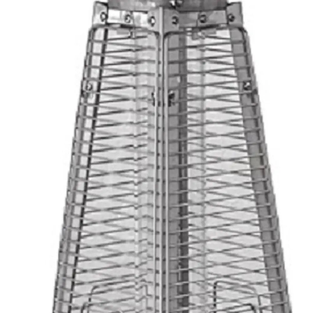 9500 BTU Bronze Steel Propane Triangular Pyramid Tabletop Patio Heater - Homeroots - Flyclothing LLC