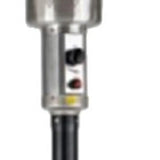 40000 BTU Black Steel Propane Cylindrical Pole Standing Patio Heater - Homeroots - Flyclothing LLC