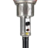 40000 BTU Black Steel Propane Cylindrical Pole Standing Patio Heater - Homeroots - Flyclothing LLC