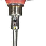 40000 BTU Silver Steel Propane Cylindrical Pole Standing Patio Heater - Homeroots - Flyclothing LLC