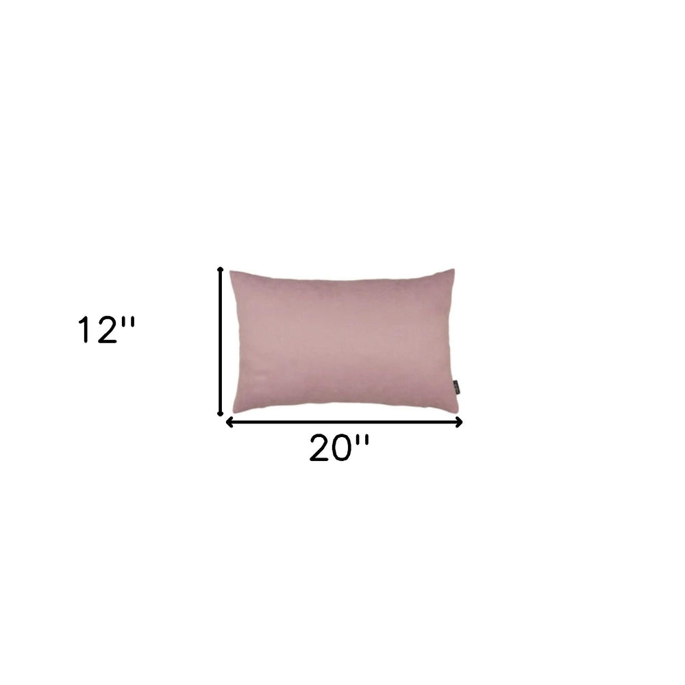 Set of Two 12" X 20" Light Pink Throw Pillow Covers - Homeroots - Flyclothing LLC