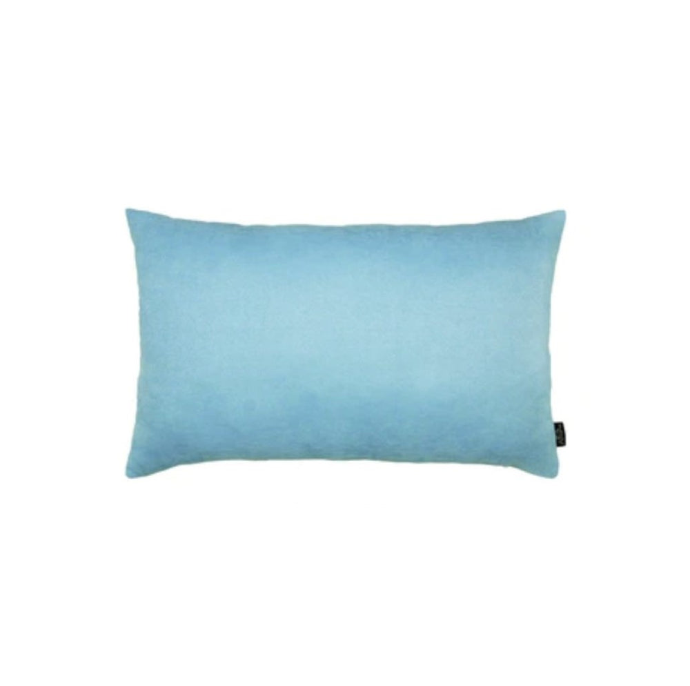 Set Of Two 12" X 20" Sky Blue Polyester Zippered Pillow Cover - Homeroots
