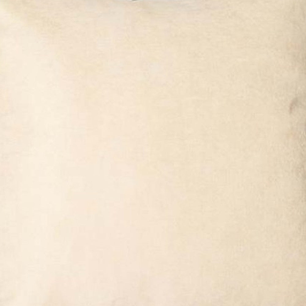 Set Of Two 22" X 22" Beige Polyester Zippered Pillow Cover - Homeroots - Flyclothing LLC