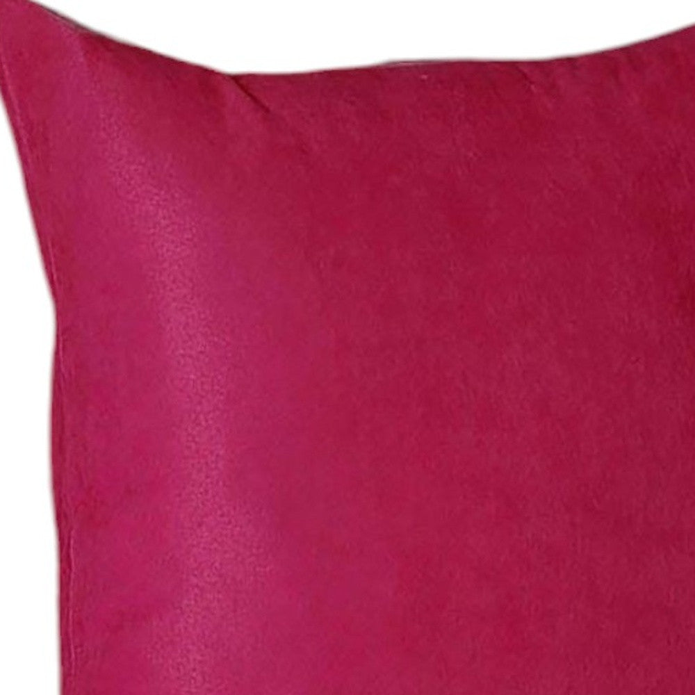 Set Of Four 18" X 18" Pink Polyester Zippered Pillow Cover - Homeroots - Flyclothing LLC