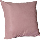 Set Of Four 22" X 22" Light Pink Polyester Zippered Pillow Cover