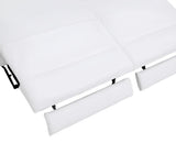 Two Piece Indoor White Italian Leather Five Person Seating Set - Homeroots - Flyclothing LLC