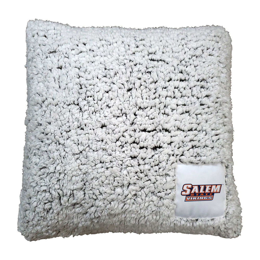 Salem State Frosty Throw Pillow - Logo Brands - Flyclothing LLC