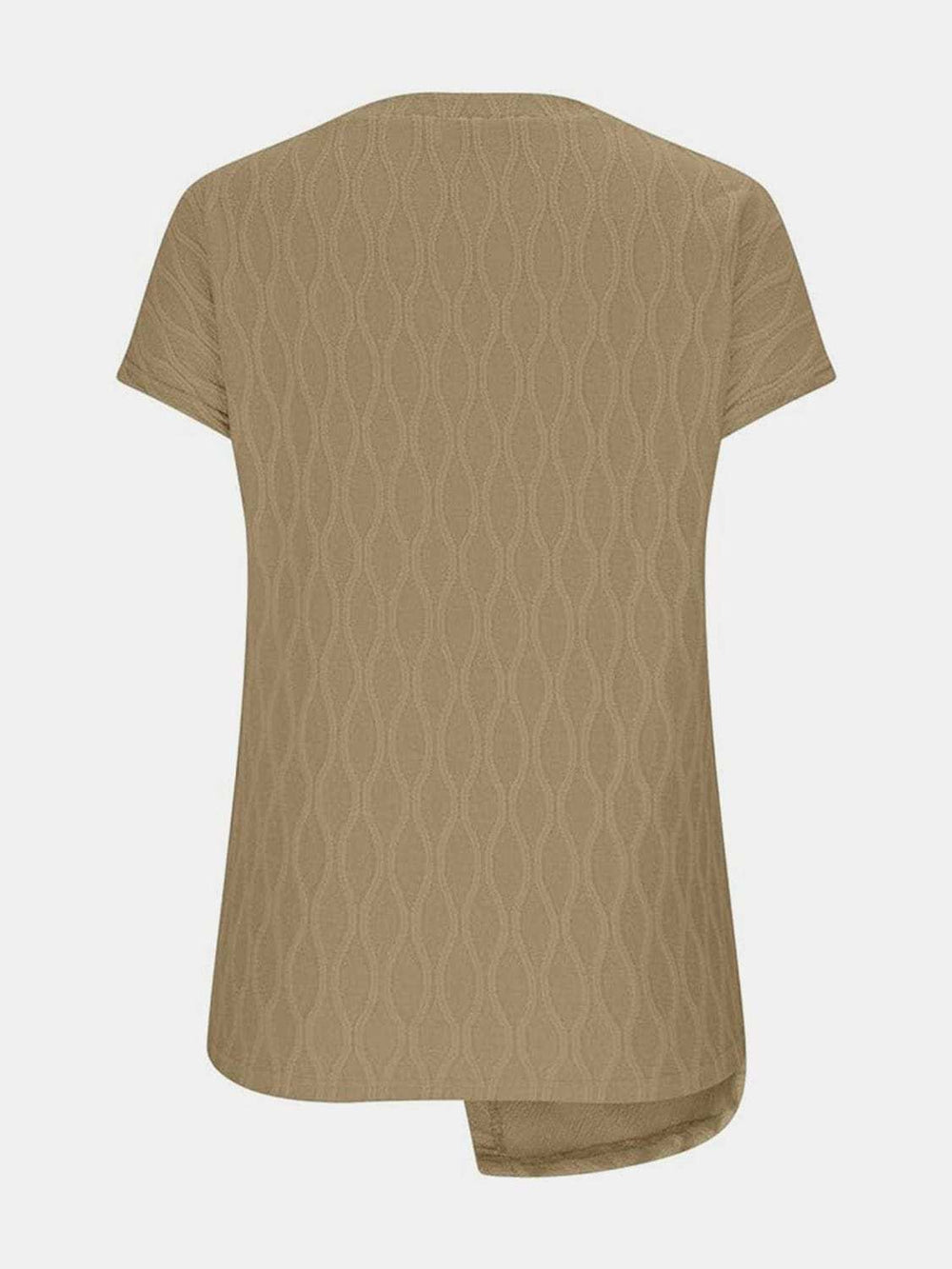 Full Size Round Neck Short Sleeve T-Shirt - Trendsi - Flyclothing LLC
