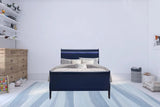Solid Wood Standard Upholstered Bed - Homeroots - Flyclothing LLC