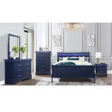 Solid Wood Standard Upholstered Bed - Homeroots - Flyclothing LLC