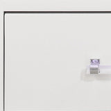 24" White Two Drawer Nightstand - Homeroots - Flyclothing LLC