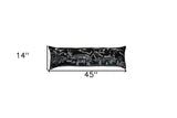 46" Black Aspen Nighttime Skyline Lumbar Decorative Pillow - Homeroots - Flyclothing LLC
