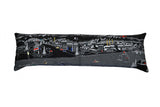 46" Black Bend Nighttime Skyline Lumbar Decorative Pillow - Homeroots - Flyclothing LLC