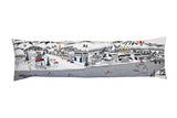 46" White Bend Daylight Skyline Lumbar Decorative Pillow - Homeroots - Flyclothing LLC