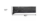 46" Black Hawaii Nighttime Skyline Lumbar Decorative Pillow - Homeroots - Flyclothing LLC