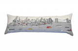 46" White NYC Daylight Skyline Lumbar Decorative Pillow - Homeroots - Flyclothing LLC
