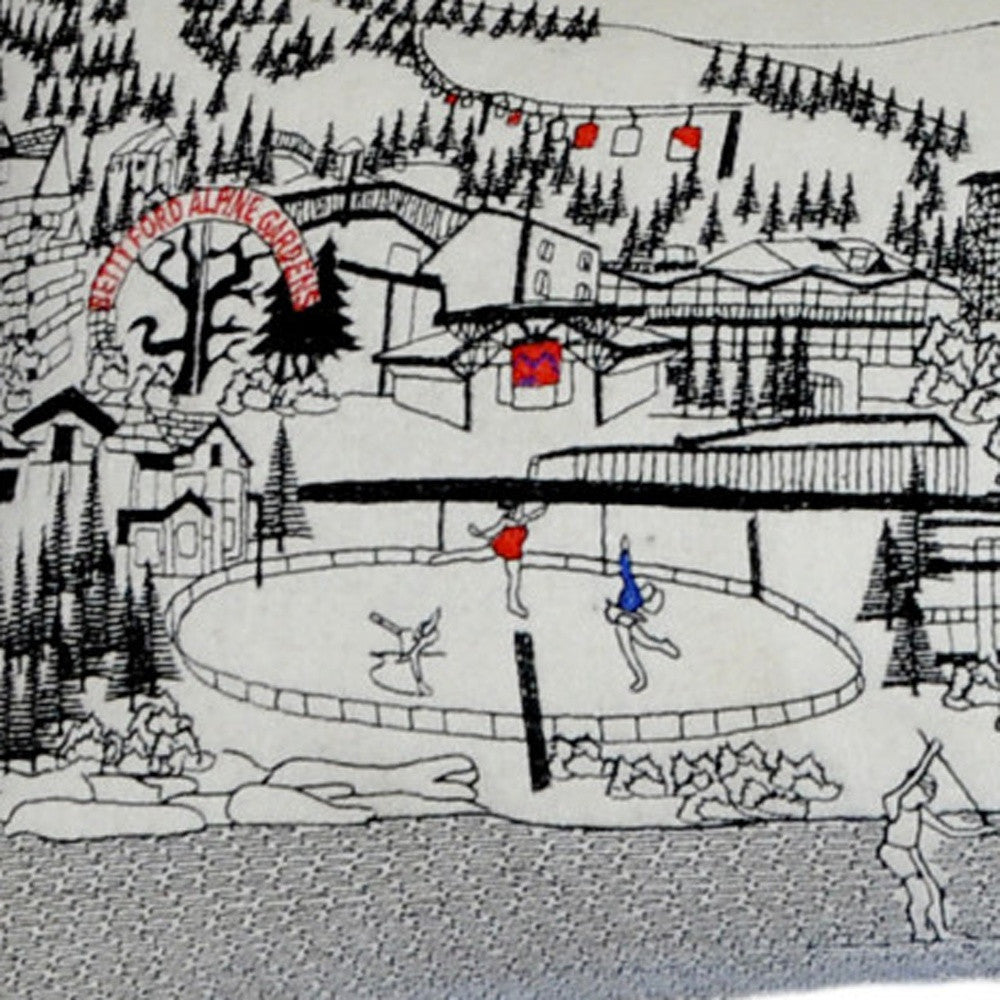 46" White Vail Daylight Skyline Lumbar Decorative Pillow - Homeroots - Flyclothing LLC