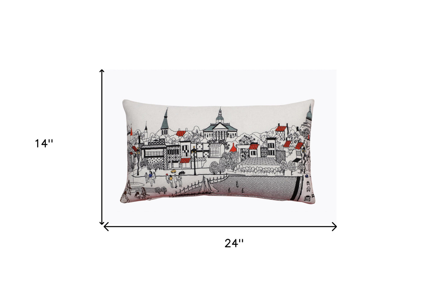 14" X 24" Cream Wool Lumbar Throw Pillow - Homeroots - Flyclothing LLC