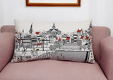 14" X 24" Cream Wool Lumbar Throw Pillow - Homeroots - Flyclothing LLC