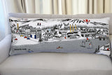 35" White Bend Daylight Skyline Lumbar Decorative Pillow - Homeroots - Flyclothing LLC