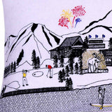 35" White Jackson Daylight Skyline Lumbar Decorative Pillow - Homeroots - Flyclothing LLC