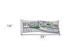 14" X 35" Cream Wool Lumbar Throw Pillow - Homeroots - Flyclothing LLC
