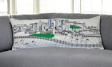 14" X 35" Cream Wool Lumbar Throw Pillow - Homeroots