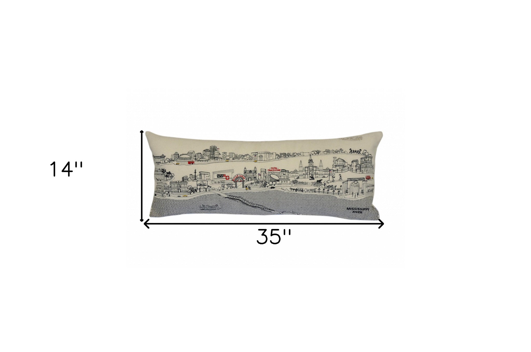 14" X 35" Cream Wool Lumbar Throw Pillow - Homeroots - Flyclothing LLC