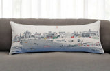35" White Rome Daylight Skyline Lumbar Decorative Pillow - Homeroots - Flyclothing LLC
