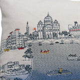 35" White Rome Daylight Skyline Lumbar Decorative Pillow - Homeroots - Flyclothing LLC