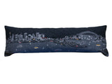 35" Black Sydney Nighttime Skyline Lumbar Decorative Pillow - Homeroots - Flyclothing LLC