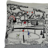 35" White Vail Daylight Skyline Lumbar Decorative Pillow - Homeroots - Flyclothing LLC