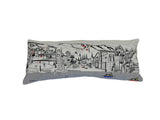35" White Vail Daylight Skyline Lumbar Decorative Pillow - Homeroots - Flyclothing LLC