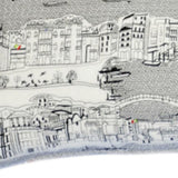 35" White Venice Daylight Skyline Lumbar Decorative Pillow - Homeroots - Flyclothing LLC