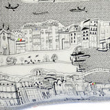 35" White Venice Daylight Skyline Lumbar Decorative Pillow - Homeroots - Flyclothing LLC