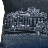 35" Black Washington DC Nighttime Skyline Lumbar Decorative Pillow - Homeroots - Flyclothing LLC