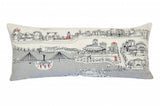 35" White Wichita Daylight Skyline Lumbar Decorative Pillow - Homeroots - Flyclothing LLC
