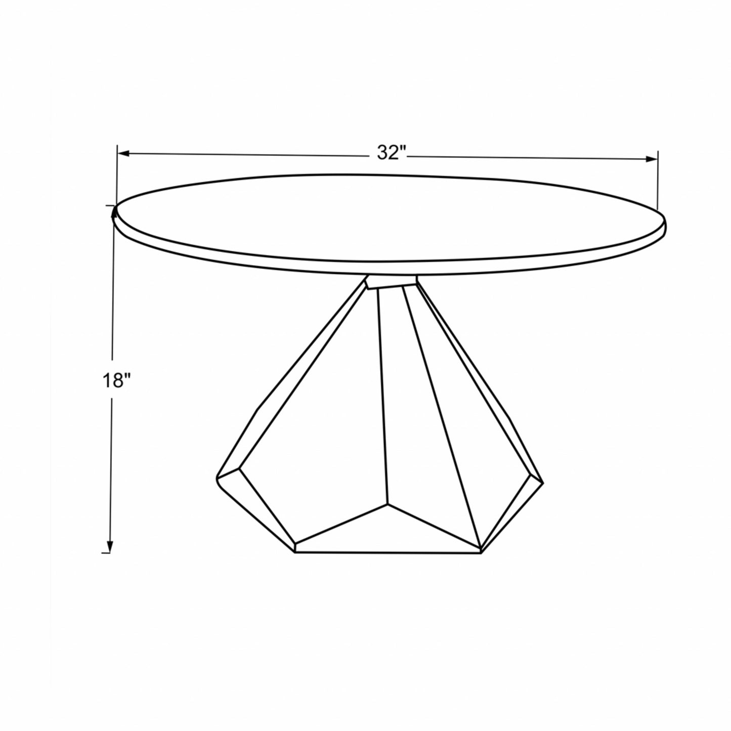 32" Brown And White Solid Wood and Marble Geo Coffee Table - Homeroots - Flyclothing LLC
