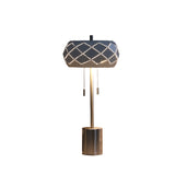 28" Silver Metal Table Lamp With Geometric Laser Cut Metal Shade - Homeroots