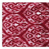 2' X 6' Red And White Ikat Tufted Washable Non Skid Area Rug - Homeroots - Flyclothing LLC