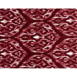 2' X 3' Red and White Ikat Printed Washable Non Skid Area Rug - Homeroots - Flyclothing LLC