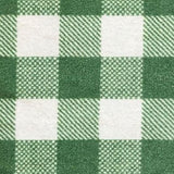 2' X 3' Sage Green And White Plaid Tufted Washable Non Skid Area Rug - Homeroots