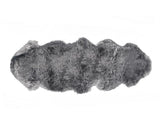 2' X 6' Dark Gray New Zealand Lambs Wool Handmade Area Rug - Homeroots - Flyclothing LLC