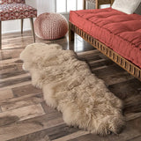 2' X 6' Platinum New Zealand Lambs Wool Handmade Area Rug - Homeroots - Flyclothing LLC