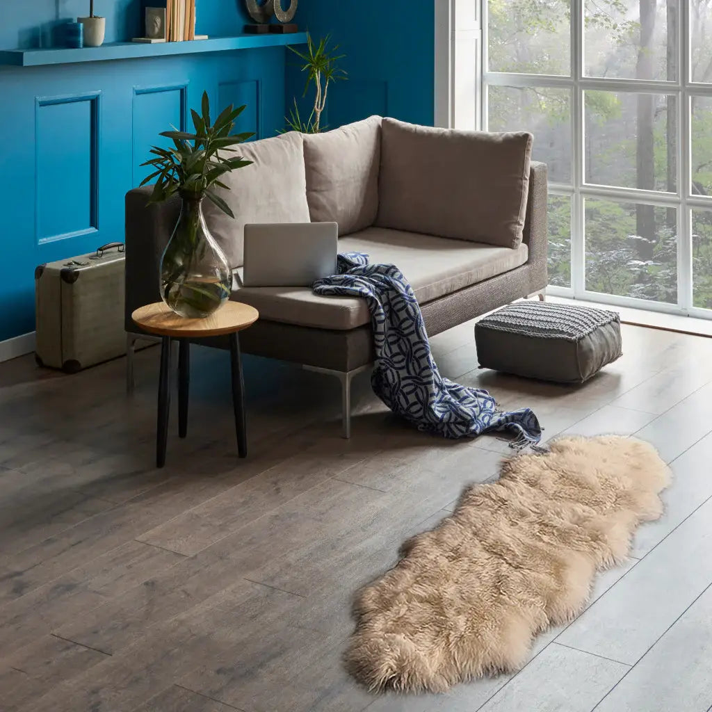 2' X 6' Platinum New Zealand Lambs Wool Handmade Area Rug - Homeroots - Flyclothing LLC
