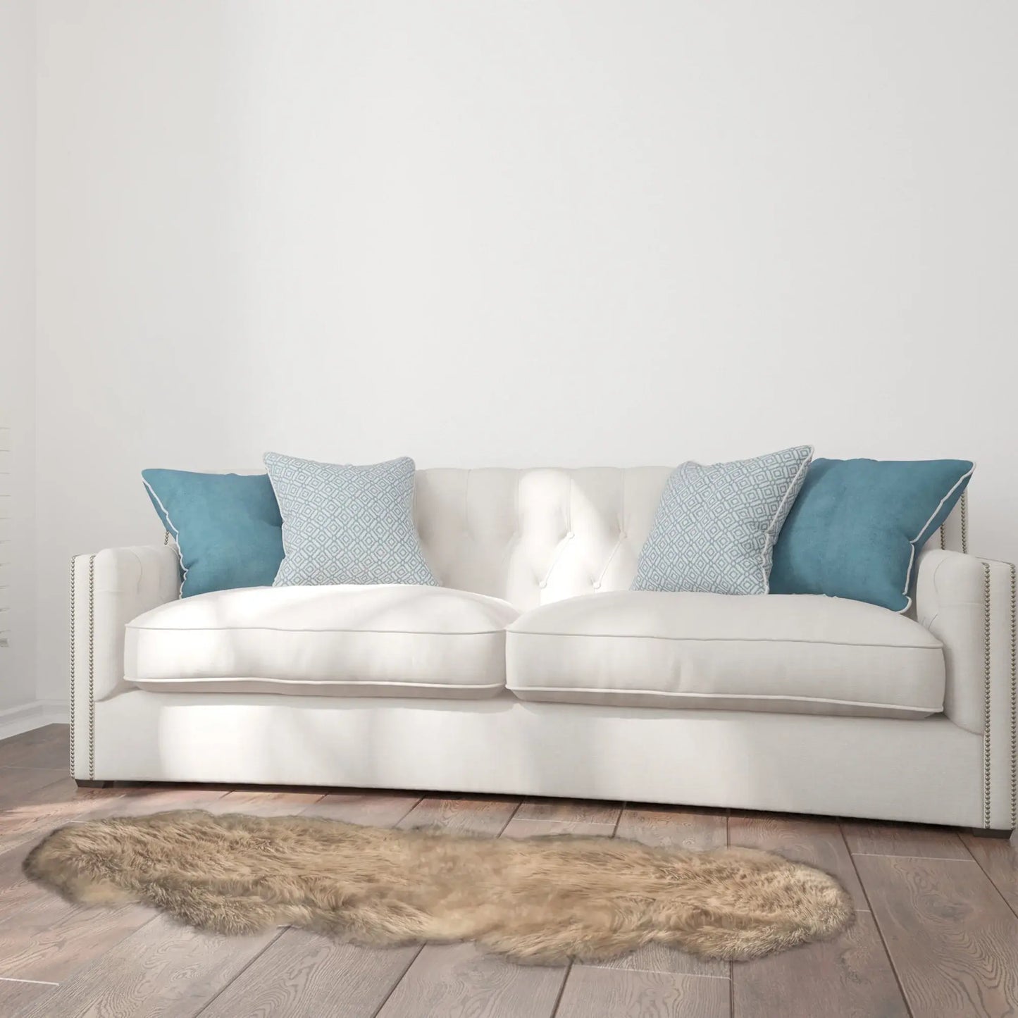 2' X 6' Platinum New Zealand Lambs Wool Handmade Area Rug - Homeroots - Flyclothing LLC