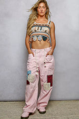 POL Cutout Flower Cropped Crochet Cami with with Dangle Detail - Trendsi - Flyclothing LLC